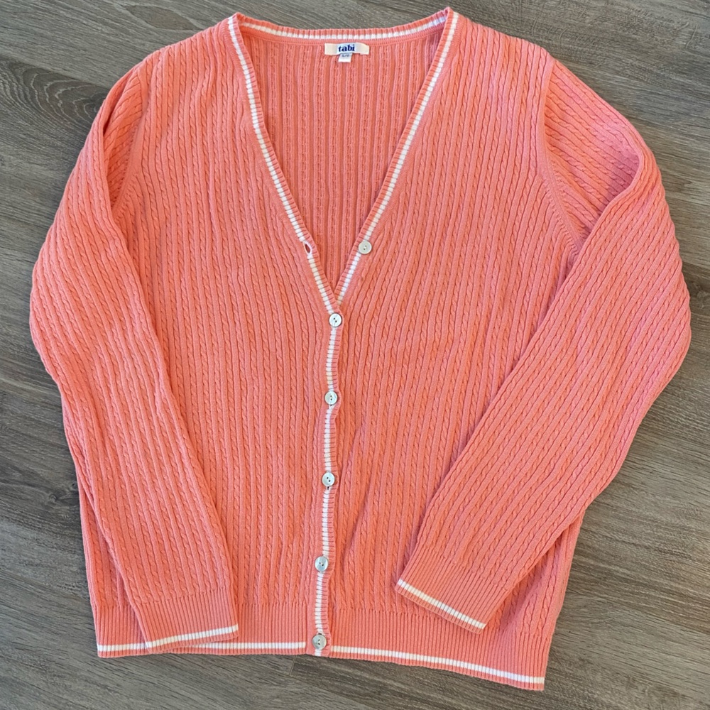 Bubblegum Pink Cable Knit Cardigan